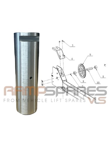 Rotary post lift replacement - post,