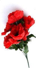 Real Look  Artificial Fake Flowers Spray Bush Wedding Home Gift  Easter Deco