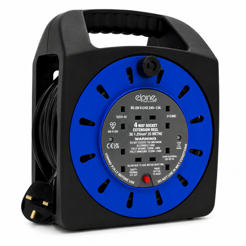 Elpine 25m socket cable reel - 4,
