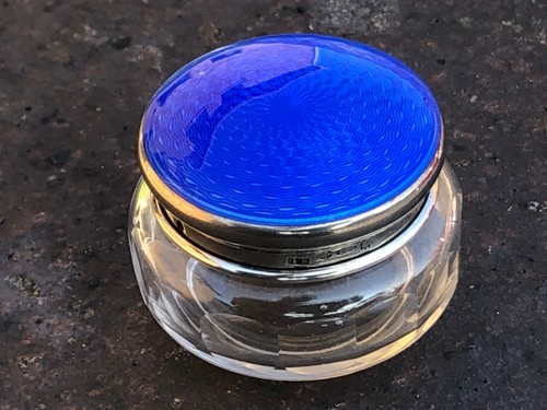 Guilloche enamel and sterling - enamel,