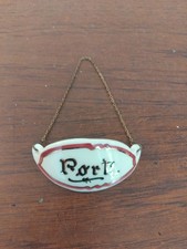 Vintage ceramic port decanter - vintage,