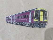 EMR Class 158 Enamel Brooch Pin Train Badge