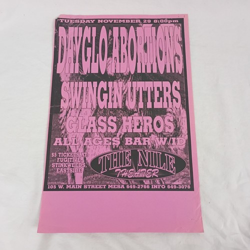 Dayglo abortions flyer - flyer, poster