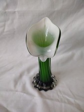 Vintage Glass Orchid Lily