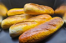 Faux Baguette Bread Lot of 5