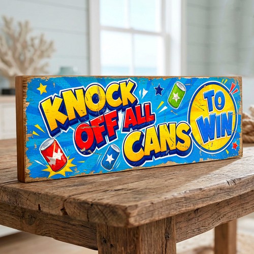 Knock off cans win - off, to
