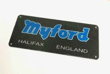 New Myford Nameplate For