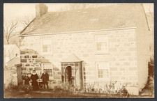 Postcard Plymouth Devon publisher Unknown Location detached family house RP