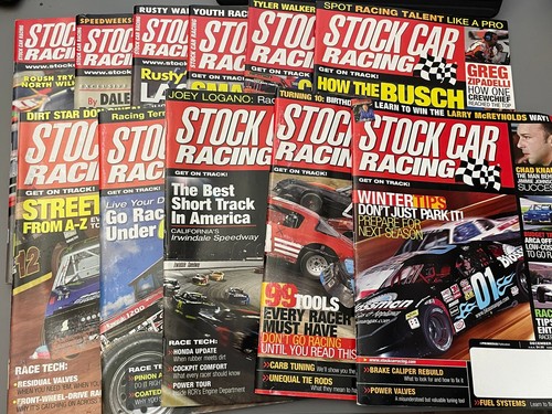 Stock car racing magazine - stock, 11