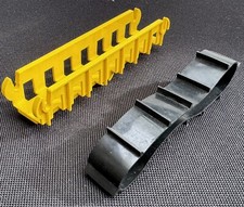 Rare Vintage Lego Yellow Conveyor 634 Belt + 633 Frame - from 351 Loader Hopper