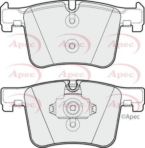 Apec brake pads front r90 - brake,