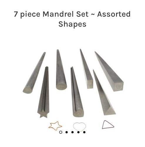 Piece mandrel set assorted - mandrel,