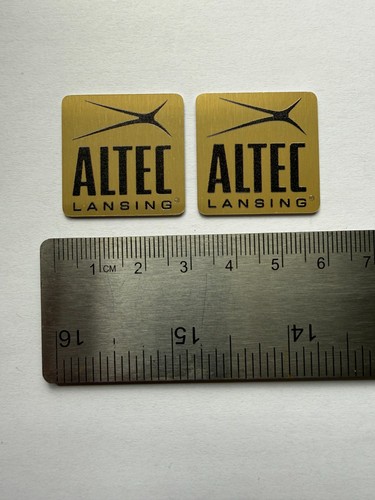 Altec lansing speaker badge - lansing,