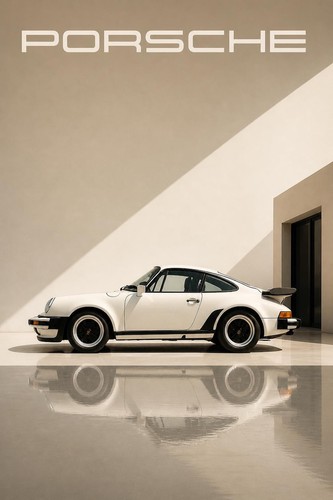 Vintage porsche 911 poster - 911,