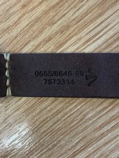 Handmade leather 20mm NATO for