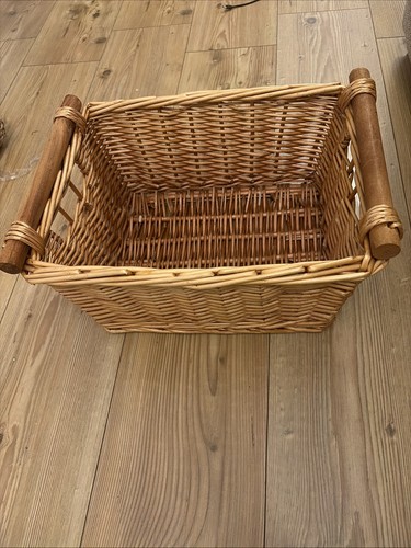 Vintage rectangular wicker - vintage,