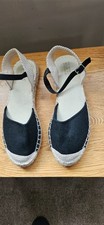 Primark Black Epadrilles Sandals Size 6 New