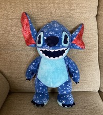 Build A Bear Disney Aloha Christmas Stitch Snowflakes Plush Soft Toy