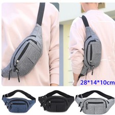 Waist Bum Bag Men Women Fanny Pack Holiday Travel Money Belt Pouch Wallet Unisex