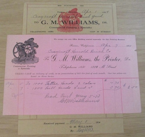 Vtg 1913 1914 commercial - 1913/1914,