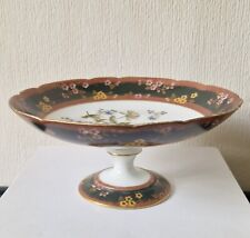CFH Haviland 19th Century Comport Limoges Floral Gilded Design 10cm High