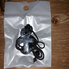 Blue Dot Egyptian Ankh Cross 