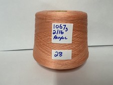 Knitting machine cones of wool