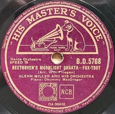 Glenn Miller - Beethoven's Moonlight Sonata ORIG UK HMV 78 RPM!!