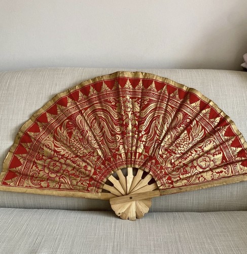 Large vintage bamboo silk - large,