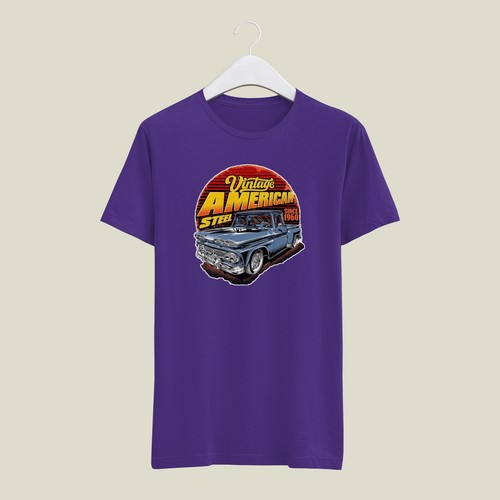 Purple large mens shirt - purple,