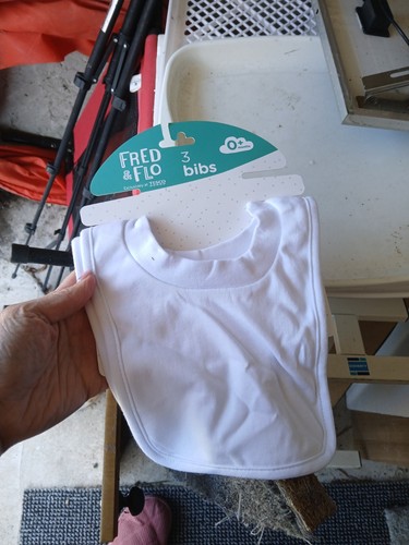 Babies bibs white pack of - -,