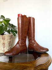 Clarks Tan Leather Knee Length