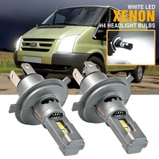 For Ford Transit MK7 Headlight 12v Led White Xenon High Low Light Bulbs 2006-14