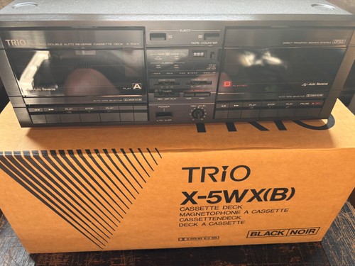 Trio x5wx tape - x5wx(b), deck