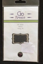 Go Kreate nesting labels Frame