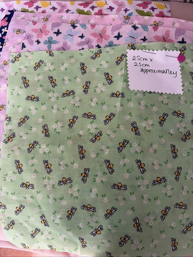 Bees butterflies fabric 25 - bees,