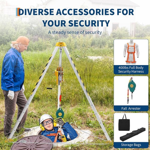Confined space tripod kit - tripod,