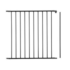 Safetots Room Divider, Baby Safety, Black, 72cm Extension Panel, 70cm High