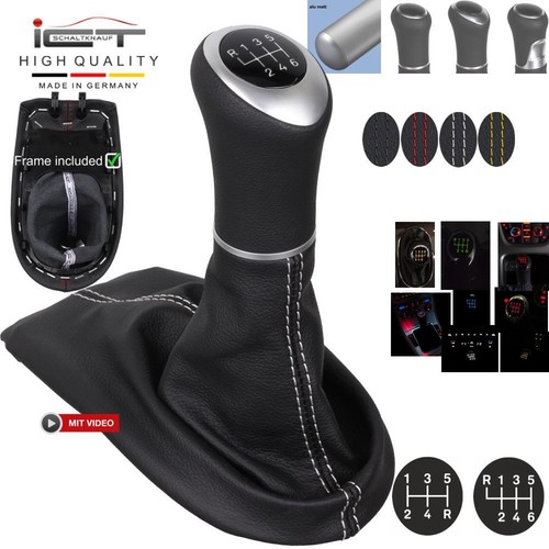 Shift gear knob - gaiter, leather