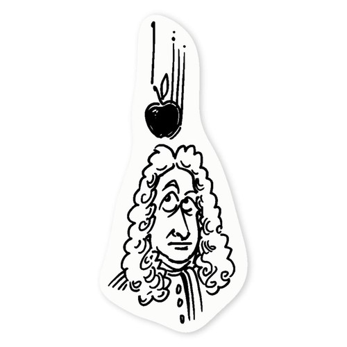 Isaac newton apple clear - &, apple'