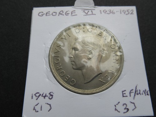 1948 george half crown - george,