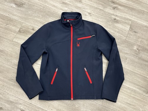 Mens spyder blue soft - blue, soft-shell