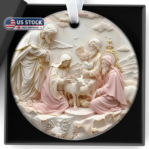 Christmas ornaments nativity - christmas,