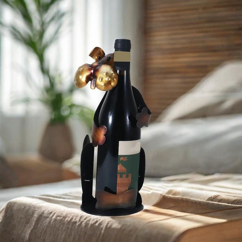 Dog shaped wine bottle - wine, holder