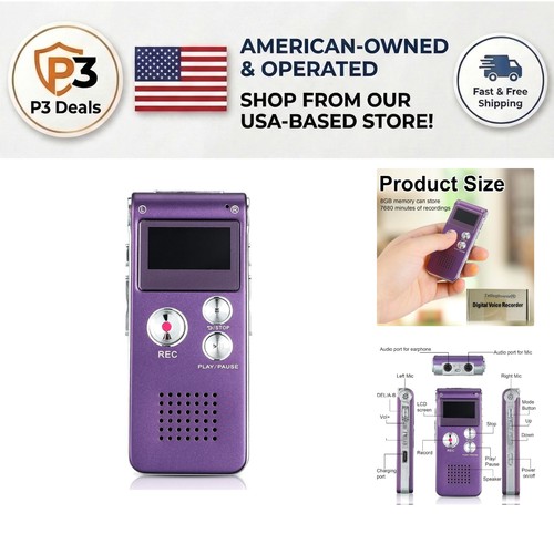 Portable purple evp voice - portable,
