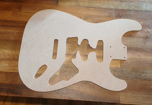 Guitar routing template set - template,