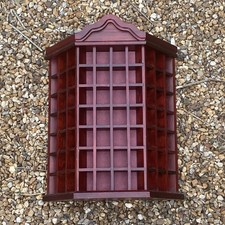 Mele Thimble Display Case Rack For 70 Mahogany Shade Freestanding Or Wall Hung