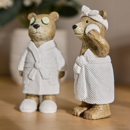 Bertie bear set ornaments - set, 2