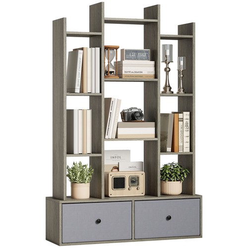 Homcom tier bookshelf - homcom, 12-tier