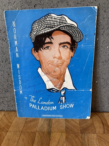 Vintage norman wisdom signed - norman,